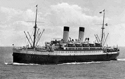El barco alemn Monte Olivia